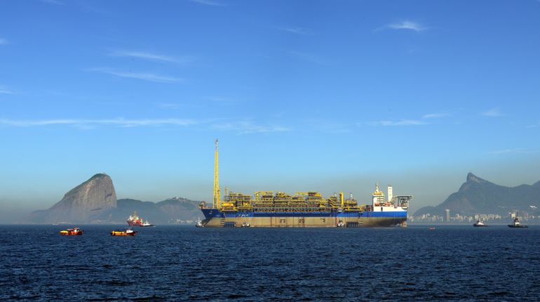 Petrobras’s FPSO Cidade de Saquarema off the Brazilian coast. (Petrobras)