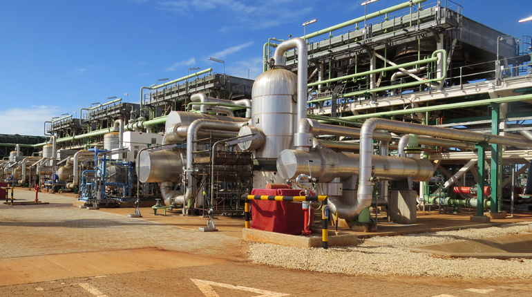 A Sasol gas plant in Temane, Mozambique. The company is progressing with its exploration plans. (Interfax)