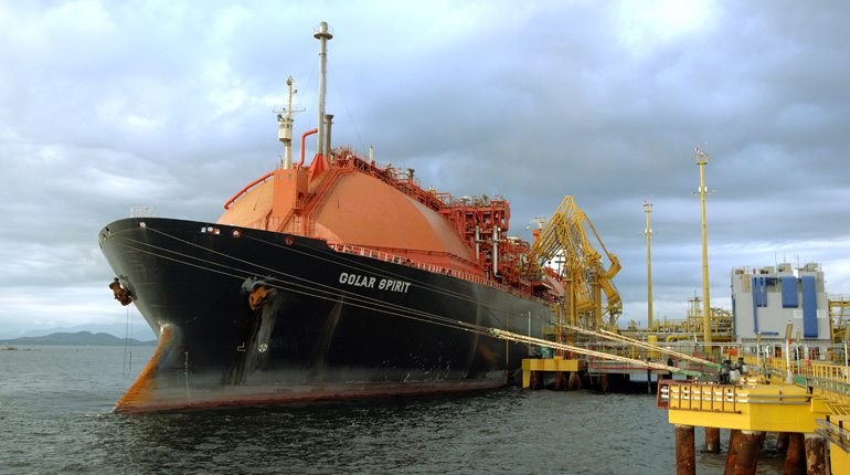 A Golar LNG carrier. The company is looking at taking part in a project offshore Equatorial Guinea. (Golar LNG)