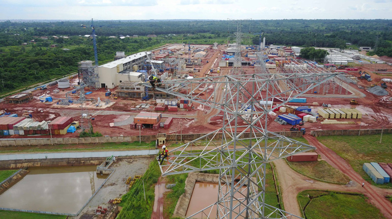 Construction of the Azura-Edo IPP in Nigeria. The country’s utilites are struggling with low tariffs. (Azura Power)