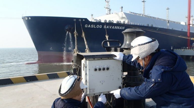 CNOOC's Tianjin LNG terminal.