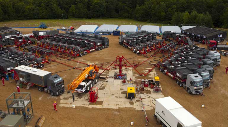 Fracking in Poland.