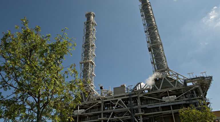 The Brigg gas-fired power station.