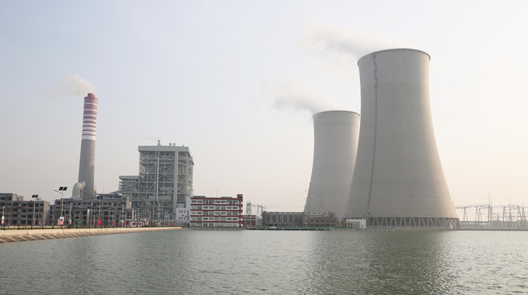 A coal-fired power plant in Pakistan.
