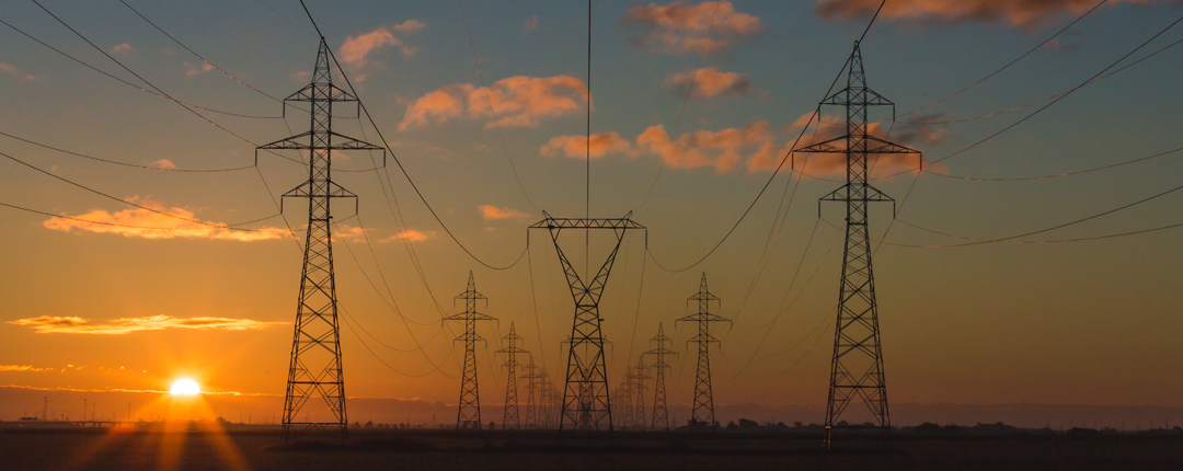 Electricity pylons