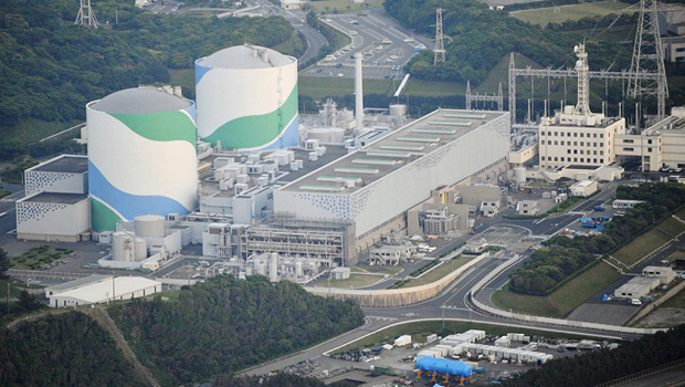 Sendai nuclear plant, Japan. Restarts at Japan’s shuttered nuclear plants will start to affect the country’s appetite for LNG over the next 12 to 24 months. (PA)