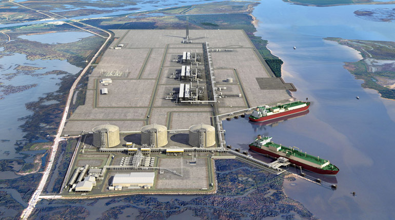 Cameron LNG plant, USA. Contrary to received wisdom, Europe may become a more attractive destination than Asia for US LNG exports. (GDF Suez)