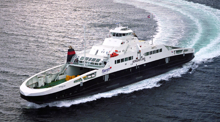 Bergensfjord LNG-powered ferry. LNG looks set to take off as a bunkering fuel over the next 10 years. (LMG Marin)