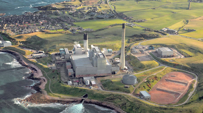 Peterhead CCS project, United Kingdom. With prices low, gas should be making bigger inroads against coal in the power sector with the help of carbon capture and storage. (Shell)