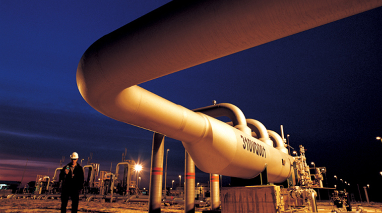 Greenstream receiving terminal, Sicily. Italy’s dependence on gas imports is set to grow. (Eni)