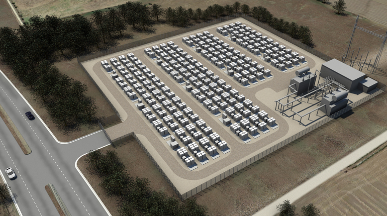 Tesla's utility-scale battery blocks are among some of the better-known energy storage solutions. (Tesla)