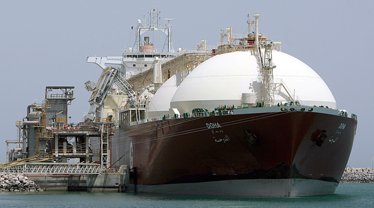 LNG tanker in Ras Laffin, Qatar. Qatar is the leading MEA LNG supplier to Latin America. (PA)