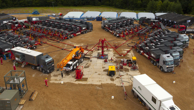 San Leon’s fracking operation in the Lewino field, Poland. (San Leon)