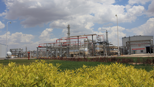 Gas processing in Changbei. Wholesale gas prices will rise by RMB 0.4/cm in September. (Shell)