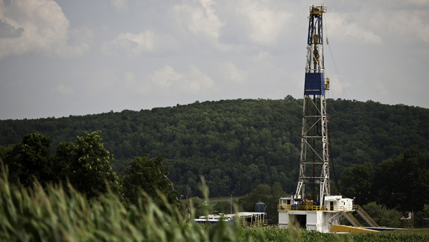 A shale gas well in the United States. Tamboran said it could begin producing in Ireland by 2016. (Statoil)