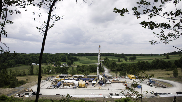 A drilling site in the Marcellus Shale, Pennsylvania. The state holds 14% of US shale reserves. (Statoil)
