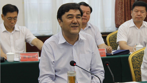 Nur Bekri, centre, is the new head of China’s National Energy Administration. (Chinese Academy of Sciences)