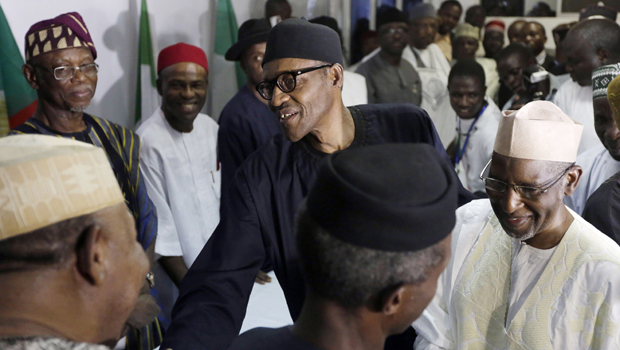 Nigeria’s President-elect Muhammadu Buhari following his historic election win. (PA)