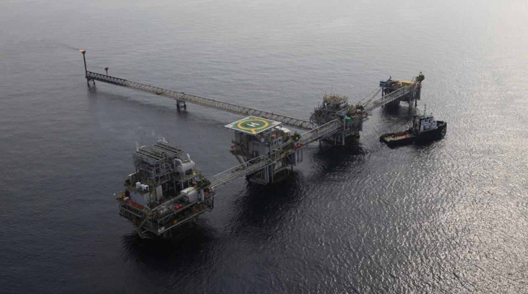 The Lima flow station, offshore Jakarta, Indonesia. (SKKMigas)