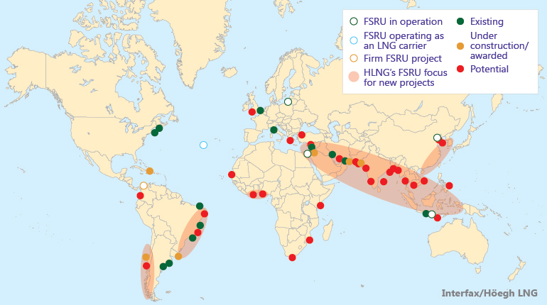 Höegh LNG’s plans for the future of FSRU projects around the world.