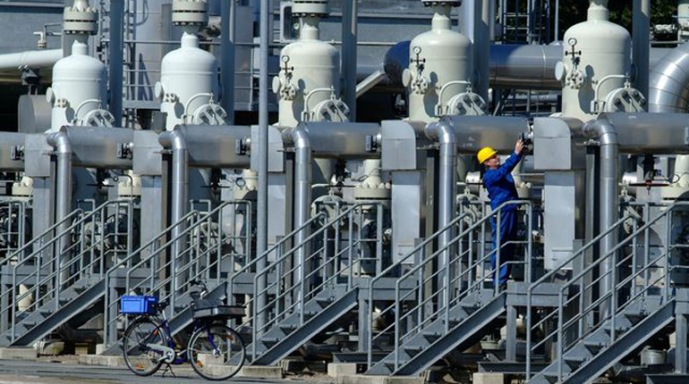A German gas storage facility. The EU may introduce gas storage obligations later this year. (Wintershall)