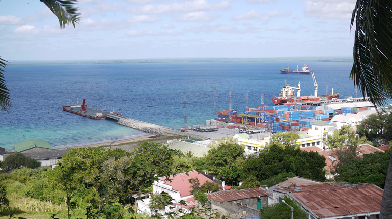 Pemba, the drilling logistics hub in northern Mozambique. (Interfax)