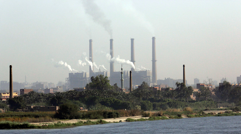 The Shoubra el-Kheima thermal power plant. The second FSRU will largely be used for the electricity sector. (PA)