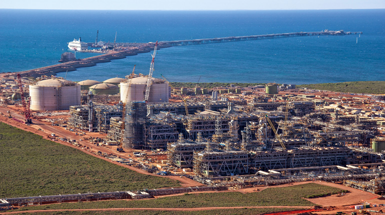 Australian LNG plants are about to come online, but demand is limited. (Chevron)