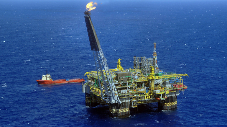 A rig off the Brazilian coast. The country will hold a new bidding round on its pre-salt acreage by 2017. (Petrobras)