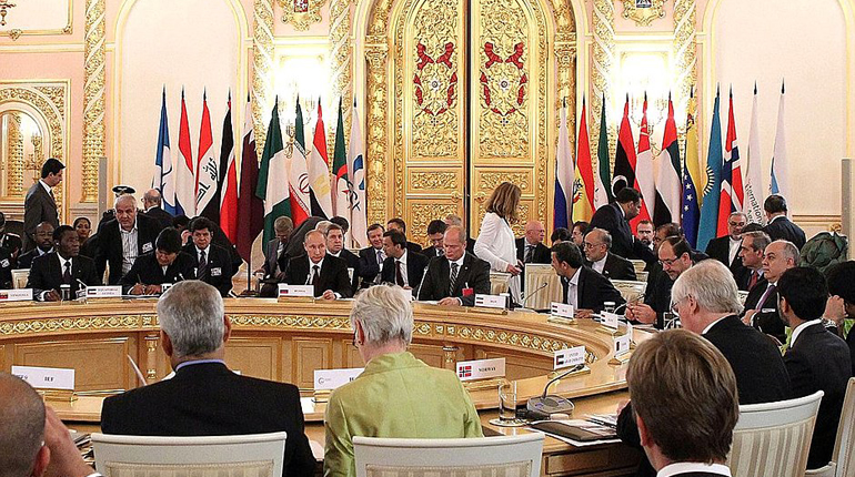 The second summit of the GECF in Russia in 2013. The next summit will take place in Iran. (Russian Presidency)