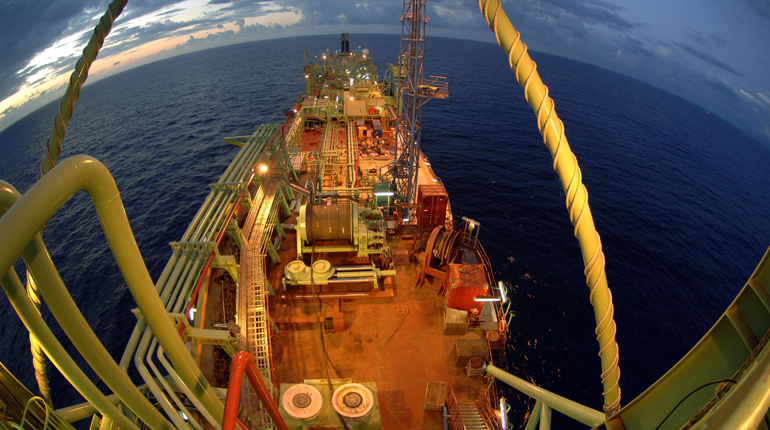 The Cidade de São Vicente FPSO in Brazil’s Tupi field. Pre-salt output may struggle to be viable. (Petrobras)
