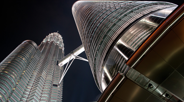 The Petronas towers in Malaysia. A major delay would be bad for the company’s strained finances. (PA)