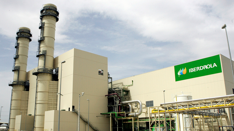 A combined-cycle gas power plant in Cadiz, Spain. The power generation sector will be the largest driver in the fuel's growth. (Iberdrola)