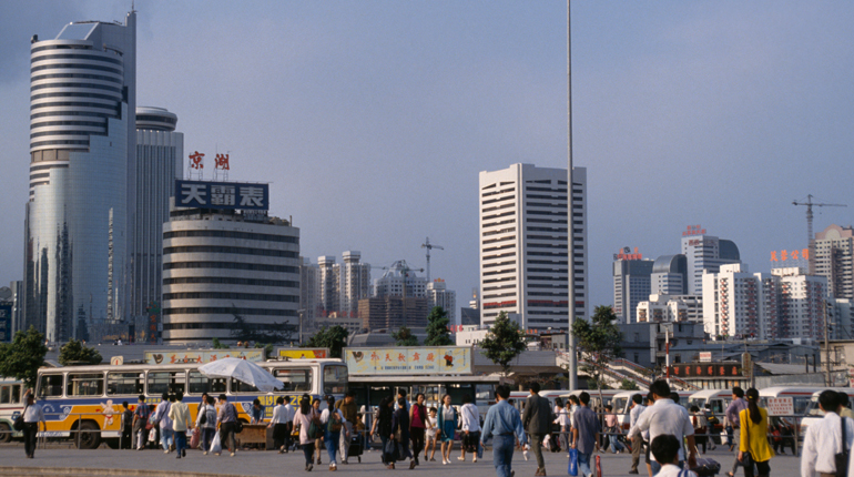 The city of Shenzhen, Guangdong province. Guangzhou Gas could ship LNG to the city’s state-owned terminal. (PA)