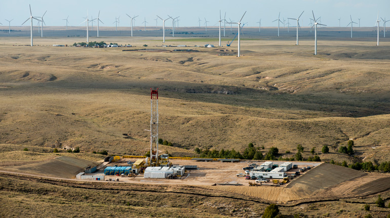 A Niobrara drillpad in Colorado, one of the states behind the injunction. (Carrizo Oil and Gas)