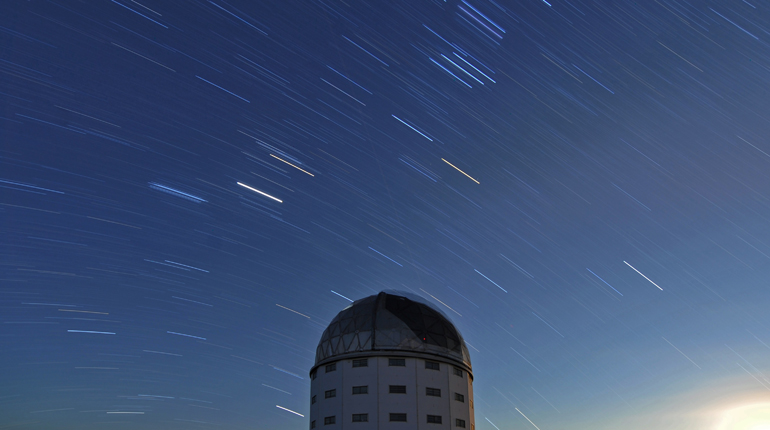 An observatory in South Africa’s Karoo Basin. By law, oil and gas explorers must prevent light pollution. (PA)
