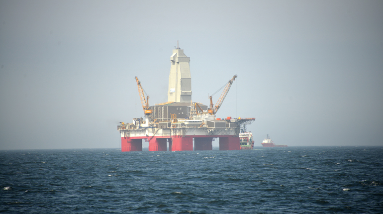 The Northern Lights platform, part of Sakhalin 3. Gazprom is pushing for tax breaks on the project. (Gazprom)