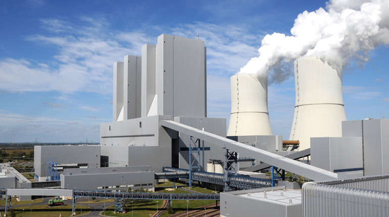 A German coal power plant. Governments have failed to encourage switching from coal to gas. (E.On)