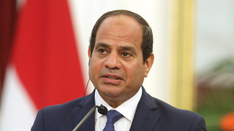 Egyptian President Abdel Fattah el-Sisi approved six exploration contracts worth $2.2 billion this week. (PA)