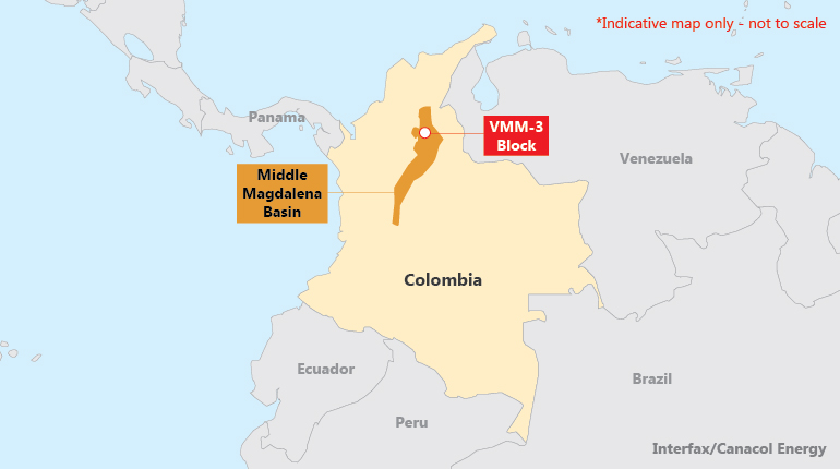 The VMM-3 Block in Colombia’s Middle Magdalena Basin.
