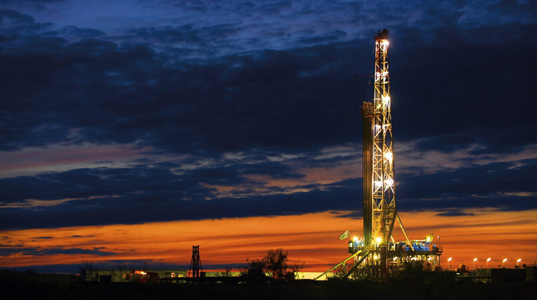 A drilling rig in the Appalachians. Record US production has not stopped mass layoffs. (Statoil)