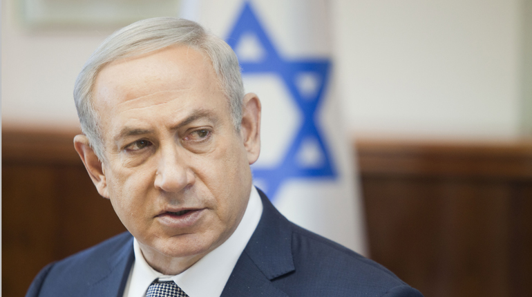 Israeli Prime Minister Benjamin Netanyahu on Sunday. (PA)