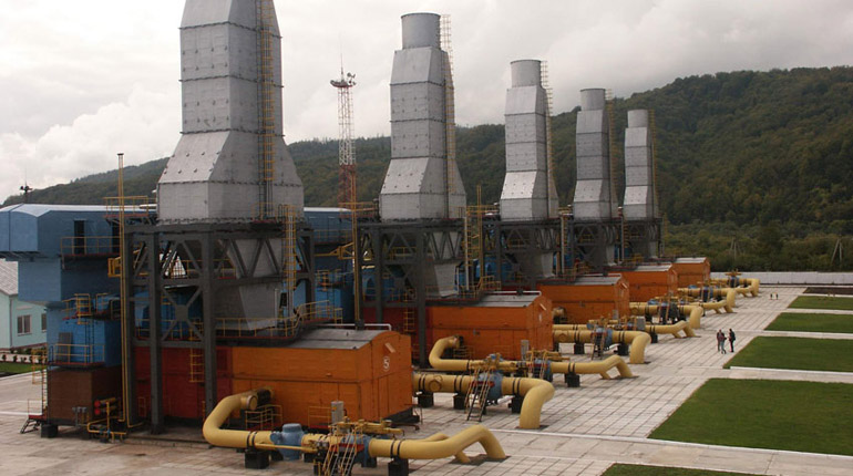 A Ukrainian compressor station. The company is suing Gazprom in the Stockholm arbitration court. (Naftogaz)