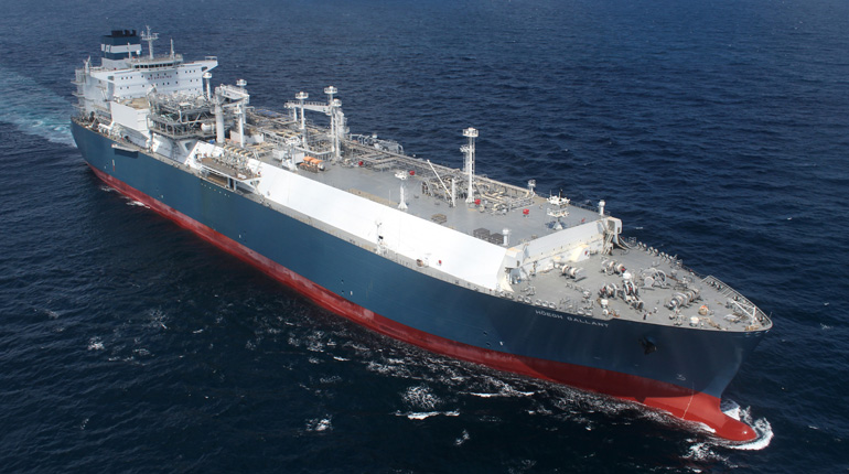 The Höegh Gallant FSRU, which is moored at Ain Sokhna. Egypt is yet to charter a third regas vessel. (Höegh)
