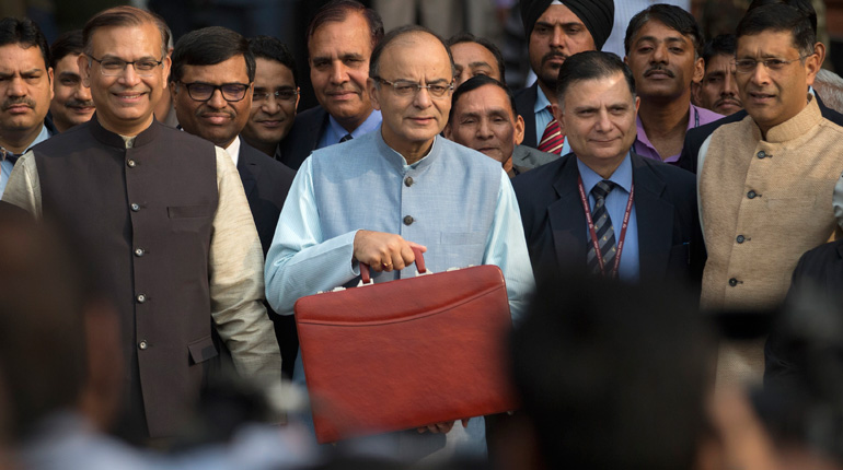Indian Finance Minister Arun Jaitley presented this year’s budget on Monday. (PA)