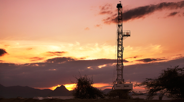 The Ngamia 1 well in Kenya is operated by Tullow Oil and Africa Oil. (Tullow Oil)