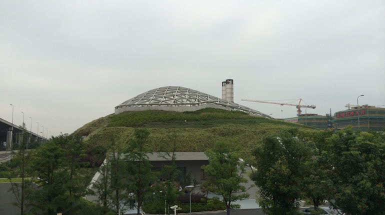 A gas-fired distributed generation project in Shanghai’s Hongqiao area. (Interfax)