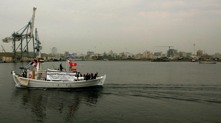 Larnaca residents rejected Total’s plans to develop a base at the port. (PA)