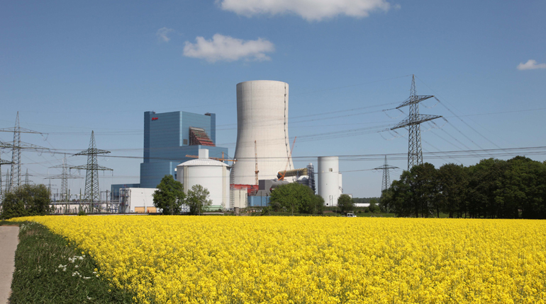 Datteln coal power plant in Germany, where reforms could see 2.7 GW of lignite-fired capacity taken offline. (E.On)