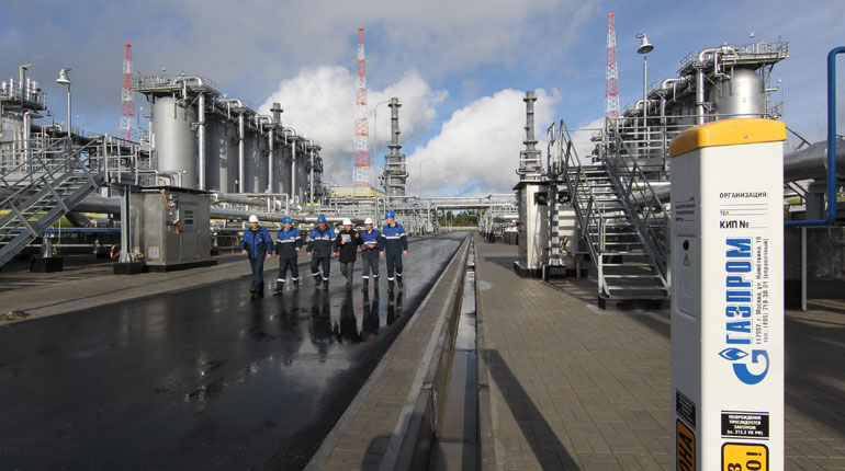 Portovaya compressor station, which prepares gas for transit through the Nord Stream pipeline. (Gazprom)